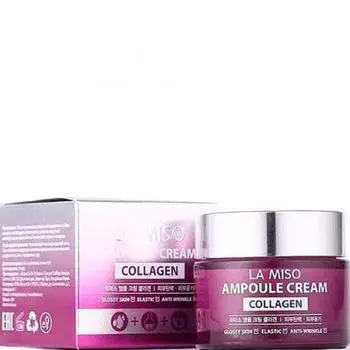 Крем ампульный с коллагеном - La Miso Ampoule cream collagen, 50гр