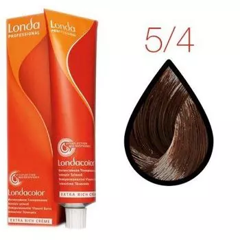 Londa Professional, Интенсивное тонирование Ammonia Free 5/4 светлый шатен медный 60мл