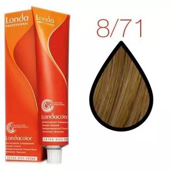 Londa Professional, Интенсивное тонирование Ammonia Free 8/71 светлый блонд коричнево-пепельный 60мл