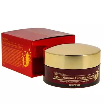 Крем для лица антивозрастной с женьшенем, Deoproce Repair machine ginseng cream 100гр