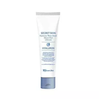 Крем для лица гиалуроновый микро-пилинг - Secret Skin Hyaluron Water Bomb Micro Peel Cream 70гр
