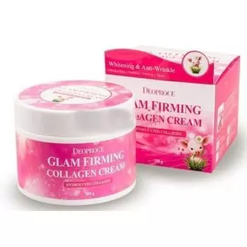 Крем для лица подтягивающий коллаген Deoproce Moisture glam Firming collagen Cream 100 г