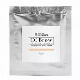 Lucas cosmetics, cc brow, хна для бровей, русый, в саше, 5 г