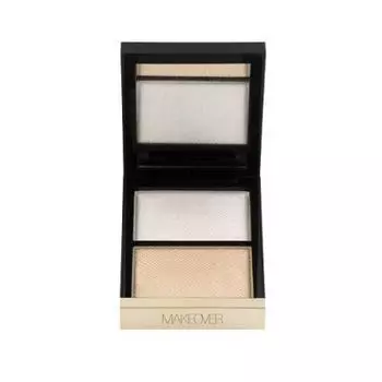 MAKEOVER, Мерцающая пудра для лица, Intensity One, 2*6 г