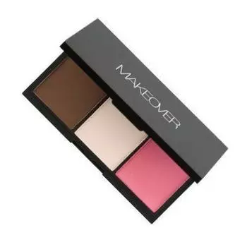 MAKEOVER, Набор корректоров на палетке для коррекции лица, Look 4, 3*4 г