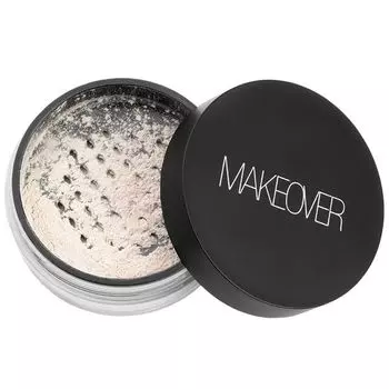 MAKEOVER, Рассыпчатая бархатная пудра, Snow, 10,6 г