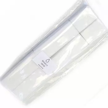 MAKnails Баф белый (абразив 150/150 ) без основы, размер 35х24 10шт