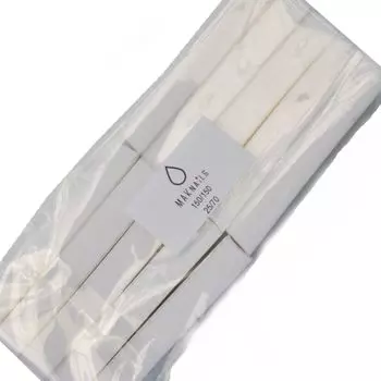 MAKnails Баф Рифленый Белый (абразив 150/150 )без основы,размер 70х25 (10шт)