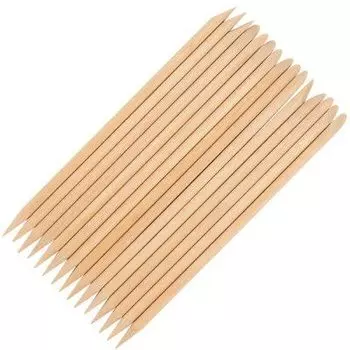 Maknails, Палочки маникюрные, Апельсиновое дерево, 12,5 см, 15 шт