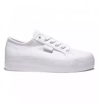 Кеды кроссовки Dc Manual Platform White/White