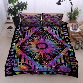 Комплект одеяла Tmarc Tee Beautiful Art Африканская девушка Постельное белье Домашние покрывала Single 135x200cm