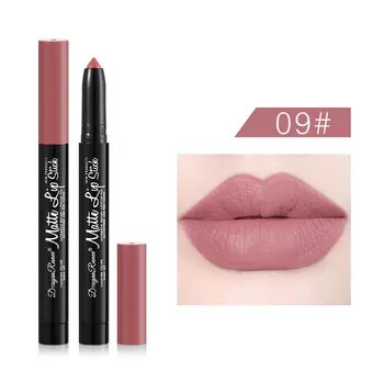 Губная помада Dragon Ranee Pen Dumb Velvet Mist Женская губная помада Bean Rose Rose с ножом Автоматическая ручка для линии губ 01
