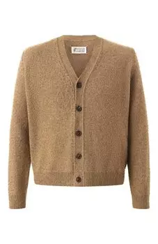 Кардиган из шерсти и хлопка Maison Margiela