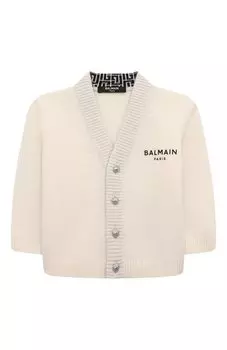 Кардиган из шерсти и кашемира Balmain