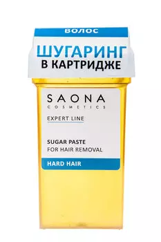 SAONA COSMETICS Паста сахарная для шугаринга твердая в картридже / HARD 80 г