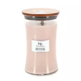 Свеча большая Ваниль и морская соль WOODWICK