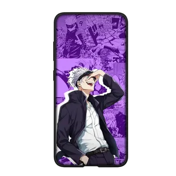 для Samsung Galaxy S24 S23 iPhone 16 15 14 Xiaomi Redmi Note 13 12 11 10 8 Plus 9 Pro Max X XR чехол аниме дзюдзюцу кайсен годзё сатору OPPO Huawei чехол for Samsung Galaxy A30S аэро