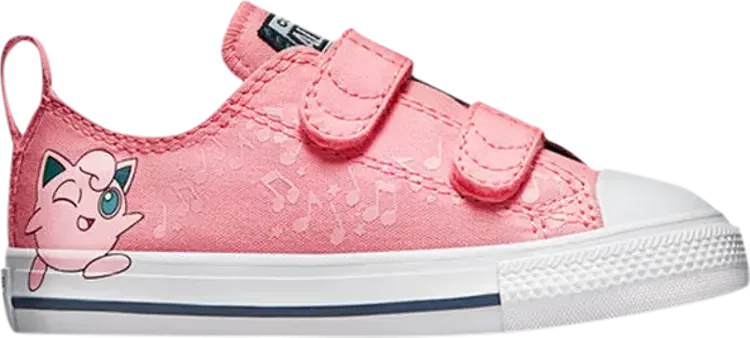 Кроссовки Converse Pokemon x Chuck Taylor All Star Easy-On Low TD Jigglypuff, розовый