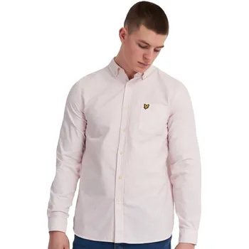 Оксфорд мужская розовая рубашка Lyle & Scott, красный