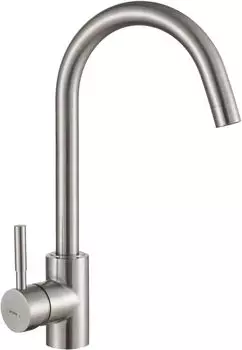 Смеситель для кухни Dorff Logic D3000000 сталь матовая