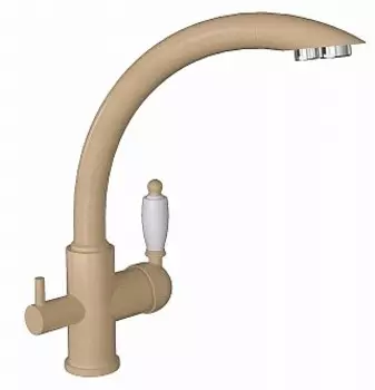 Смеситель Flortek ШАЛЕ FK, цвет Бежевый ( CHALET FK, Beige)