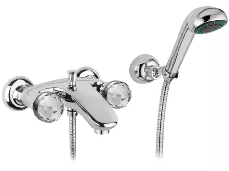 Смеситель для ванны с душем Migliore Axo Swarovski 18485 хром