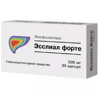 Эсслиал Форте 300 мг капсулы 30 шт