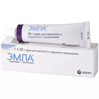 Эмла крем для местного и наружного применения 30 г