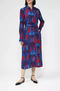 Платье рубашка с принтом Piombo