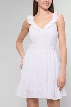 Платье с вышивкой ришелье Guess