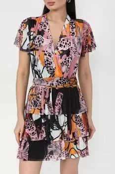 Платье шифоновое с цветочным принтом Desigual