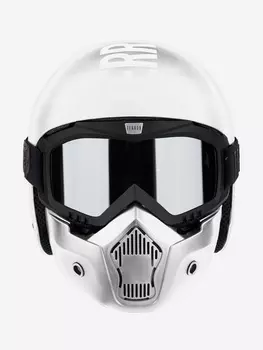 Шлем горнолыжный +маска TERRO AVIATOR KIT, Белый