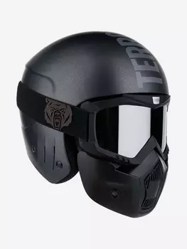 Шлем горнолыжный +маска TERRO AVIATOR KIT, Черный
