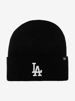 Шапка с отворотом 47 BRAND B-HYMKR12ACE Los Angeles Dodgers MLB (черный), Черный