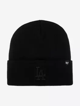 Шапка с отворотом 47 BRAND B-HYMKR12ACE Los Angeles Dodgers MLB (черный), Черный