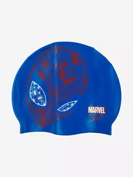 Шапочка для плавания детская Speedo Slogan, Синий