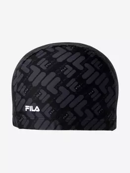 Шапочка для плавания FILA, Черный, размер 55-59