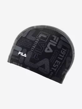 Шапочка для плавания FILA, Черный, размер 55-59