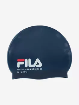 Шапочка для плавания FILA, Синий, размер 55-59