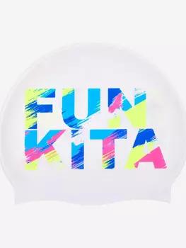 Шапочка для плавания Funkita Streaky Strokes, Белый