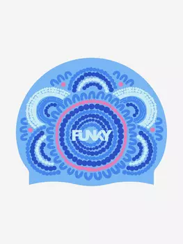 Шапочка для плавания Funky Bundjalung Blue, Голубой