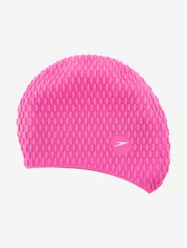 Шапочка для плавания Speedo Bubble, Розовый