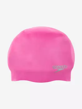 Шапочка для плавания Speedo Plain Moulded, Розовый