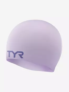 Шапочка для плавания TYR Wrinkle Free Silicone Cap, Фиолетовый