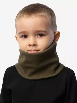 Шарф (Снуд) двухслойный детский bodo, Зеленый