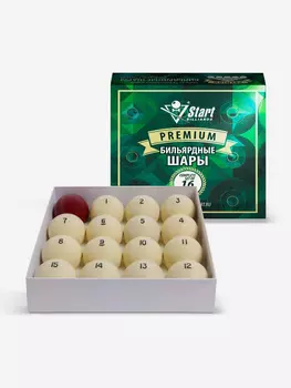 Шары для бильярда Start Billiards Premium 68 мм, Белый