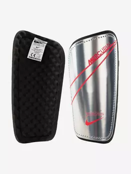 Щитки футбольные Nike Mercurial Hardshell, Серебряный, размер 180-200