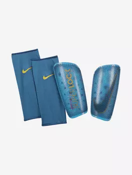 Щитки футбольные Nike Mercurial Lite SuperLock, Синий