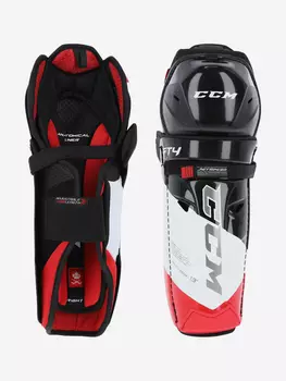 Щитки хоккейные CCM Jetspeed FT4, Черный, размер 132-142