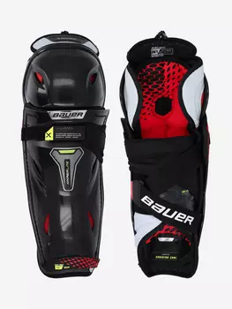 Щитки хоккейные детские Bauer Vapor Hyperlite INT, Черный